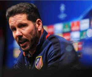 Diego Simeone, actual entrenador del Atlético de Madrid de España.