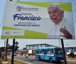 Los preparativos para la visita del Papa. Foto AFP