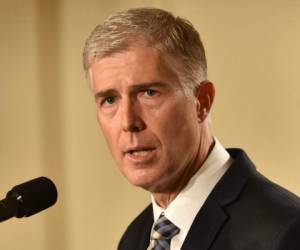 Neil Gorsuch es el seleccionado por Donald Trump para ocupar la silla de Antonin Scalia en la Corte Suprema. Foto AFP