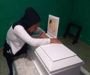 El cuerpo del pequeño Marvin Omar Ebanks será sepultado este lunes en un cementerio de la comunidad.