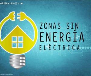 La interrupción del fluido eléctrico será entre las 8:15 de la mañana y 4:30 de la tarde en dos departamentos de Honduras.