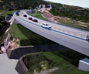 El puente será de 130 metros e iniciará su construcción a partir de abril de 2025.