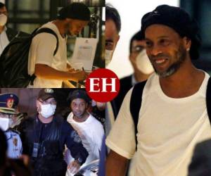 Un juez de Paraguay concedió prisión domiciliaria al exastro brasileño del fútbol Ronaldinho Gaúcho, quien deberá seguir su proceso por uso de pasaporte paraguayo adulterado en un hotel de Asunción, informaron oficialmente fuentes judiciales este martes. Fotos: AFP/AP