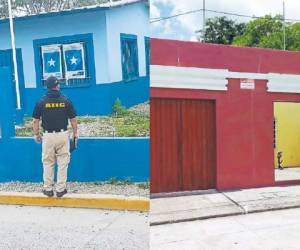 (1) La sede del Partido Nacional en San Buenaventura ya fue asegurada. (2) Esta vivienda situada en Juticalpa también será administrada por la OABI.