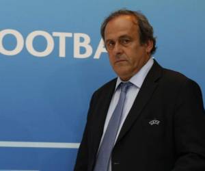 Michel Platini, expresidente de la Unión Europea de Fútbol.