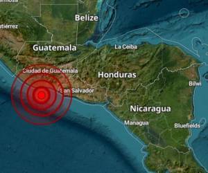 El temblor tuvo su epicentro en el océano Pacífico, en las costas del departamento de Escuintla (sur).