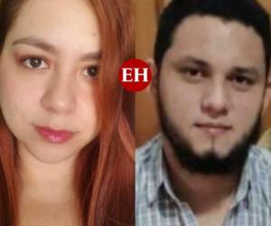 En este collage fotos en vida de Liliana Cisneros y Fernando David Díaz Irías, víctimas fatales del accidente.