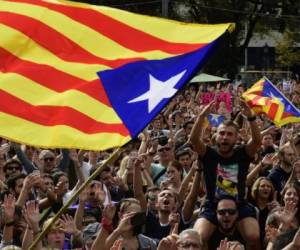 Los catalanes esperan superar la crisis con las elecciones de este jueves. Foto: AFP