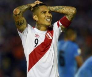 Con la selección de Perú. Foto: AFP