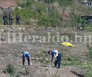 Un comerciante de 40 años fue encontrado sin vida en la colonia Soto de la capital de Honduras (Fotos: Alex Pérez / EL HERALDO Honduras / Noticias de Honduras )