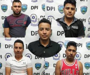 Isidro Noel Hernández, Jorge Luis Aguilar Linares, Jairon Ipolito Hernández Ponce, Rudin Jariel Hernández Figueroa y Carlos Humberto Hernández Ponce son los detenidos.