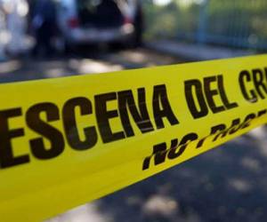 El cuerpo del joven quedó tendido en el suelo.