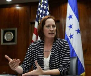 Heide Fultón, encargada de negocios de la embajada de Estados Unidos en Honduras. Foto: EL HERALDO