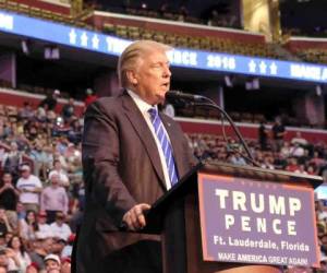 Donald Trump, fuerte candidato a la presidencia de los Estados Unidos (Foto: AFP)