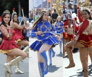 Con su elegancia, porte y cadencia, las palillonas volvieron a acaparar las miradas de los asistentes a los desfiles patrios del 2019. Fotos: Marvin Salgado / EL HERALDO.