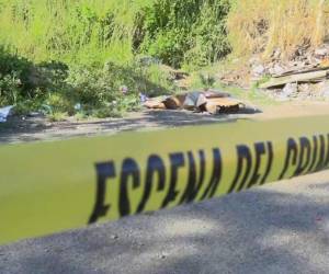 El cadáver del hombre estaba tirado a la orilla de un botadero de basura.