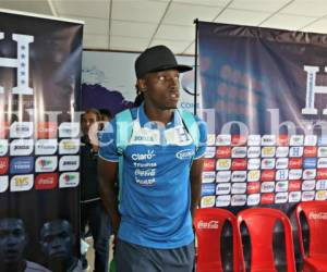 Alberth Elis fue uno de los nueve jugadores de la Selección Sub-23 que retornaron a Honduras en el primer grupo procedentes de Brasil, foto: Ronal Aceituno/El Heraldo.