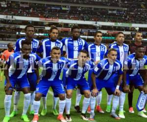 La Selección de Honduras en el estadio Azteca. (Foto: Ronal Aceituno / Grupo Opsa)