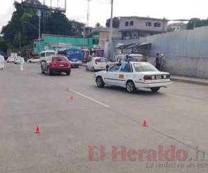 El incidente afortunadamente no dejó víctimas mortales. Fotos: Estalin Irías/EL HERALDO.