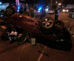 De acuerdo con hipótesis, el conductor se conducía a exceso de velocidad. Foto: Cortesía