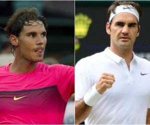 Rafael Nadal ante Roger Federer en Miami (Foto: Agencias )