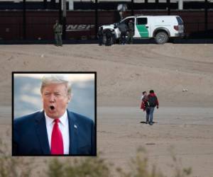 El presidente de Estados Unidos, Donald Trump, dijo que la gente de Estados Unidos demanda seguridad fronteriza. Foto: EL HERALDO