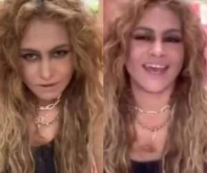 Paulina Rubio fue “duramente” criticada en redes sociales tras la realización de un Instagram Live.