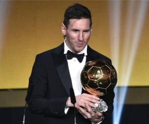 Lio Messi, delantero argentino del FC Barcelona que ganó el Balón de Oro 2015.