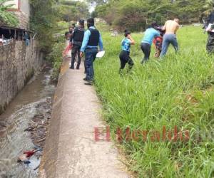 Fue hasta esta mañana que siguiendo con la búsqueda fue ubicado en el fondo de la quebrada. Fotos y videos: Estalin Irías/EL HERALDO.