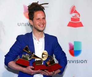 Vicente García ganó hace dos años tres Latin Grammy. García comenzó su carrera en 2002 como vocalista y compositor de una banda dominicana de rock alternativo. Foto: AP.