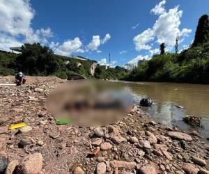 El cuerpo del joven fue encontrado a la orilla del río Choluteca.