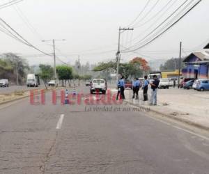 El hecho se registró en el Bulevar Fuerzas Armadas de Comayagüela, capital de Honduras. Foto: Alex Pérez/EL HERALDO.