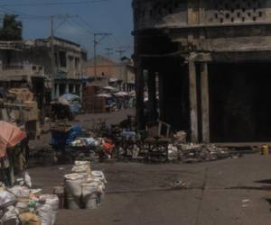 Foto ilustrativa en uno de los barrios deprimidos por la violencia de Haiti.