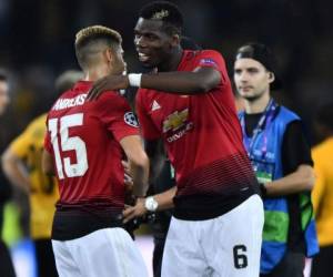 El discutido centrocampista francés ayudó de gran manera en la victoria del Manchester United. Foto:AFP