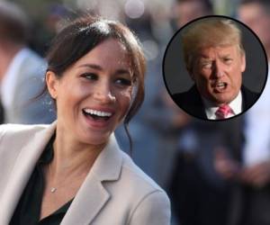 Donald Trump afirmó que nunca llamó a Meghan Markle 'desagradable'. Foto: EL HERALDO/AFP