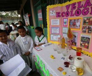 Con anticipación, los alumnos de los diferentes ciclos se prepararon con proyectos, entre los que sobresalen los ecológicos, científicos y tecnológicos. Foto: Alex Pérez/EL HERALDO.