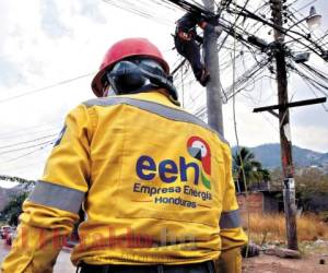 La Empresa Energía Honduras no cumplió en el año de operación con la meta de reducción de pérdidas, que era de 3%, cerrando en 1.74%. Fotos: Jhony Magallanes/EL HERALDO