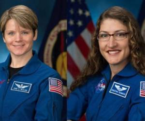 Christina Koch y Anne McClain iban a entrar en la historia por tratarse de la primera vez que dos mujeres realizaban esa operación. Foto: AFP