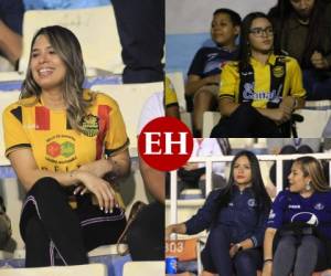 Este sábado se llevan a cabo los primeros dos duelos de la jornada 8 de la Liga Nacional de Honduras y ellas son las bellas hondureñas que engalanan las graderías del Estadio Nacional y el estadio ceibeño. Fotos: EL HERALDO.