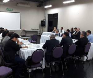 Todos los delegados estuvieron el miércoles presentes en la mesa de los hechos de las elecciones 2017.