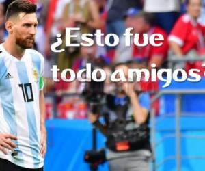 Messi quedó eliminado con Argentina del Mundial de Rusia 2018.