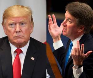 Donald Trump y Brett Kavanaugh. (Foto: AFP)