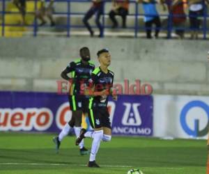 El marcador global de Platense y Los Lobos quedó 2-1. Foto: Ronal Aceituno/EL HERALDO