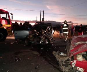 El accidente ocurrió en horas de la mañana, casi al amanecer.