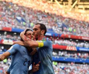 Edison Cavani ha marcado su primer gol en el Mundial de Rusia 2018. Foto:AFP