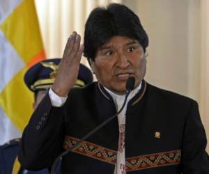 Evo Morales presidente de Bolivia