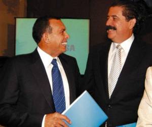 “Pepe” Lobo (2010-2014) y “Mel” Zelaya (2006-2009), ambos ex-presidentes de Honduras.