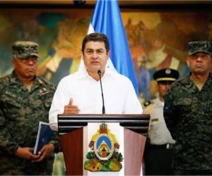 El mandatario anunció que las acciones contra el crimen no se detendrán en Honduras.