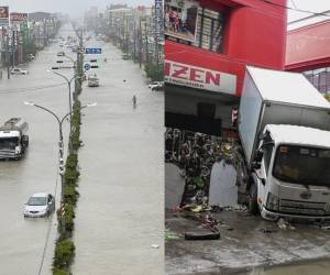 Un buque cargado de fuel se hundió frente a las costas de Filipinas, casi un centenar de muertes y ciudades bajo el agua forman parte de los daños del tifón Gaemi en China, Filipinas y Taiwán. A continuación un repaso por los principales daños captados por AFP.