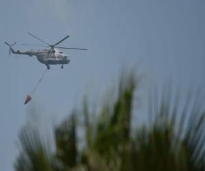 La Secretaría de Marina informó previamente sobre la localización de cinco cuerpos y de los restos del M1-17, un helicóptero de fabricación rusa, 89 kilómetros al norte de Jalpan de Serra, en el estado de Querétaro. Foto: Cortesía Gobierno de Querétaro